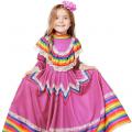7C89 ش ش硫 شШӪҵ硫 ش شҵԹ Children Latin Mexico Dancer Costume