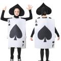 7C132 ش ش ش ش⾴ Children Spades Poker soldier Card Costumes