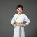 7C139 ش硪 չҳ شط 蹽  Ѵͧ Hanfu White GoldBelt