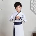 7C143 ش硪 չҳ شط 蹽   ѴԹ Modern Hanfu White BlueBelt