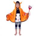 7C224.1 ش شչ ҤҨ Ҥ  Orange Devil Cloak Costume
