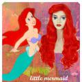 ԡ˭ԧ  little mermaid ҧ͡ ԡԵ ԡAriel ԡ  75-80 cm. ԡ˭ԧԡ˭ԧ Disney ԡ