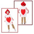 7C132.2 (ժشմӴҹ) ش ش ش شᴧ Children Red Heart Poker soldier Card Costumes