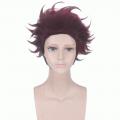 �ԡ�ѹ����� ������ �ѹ����� �Һ�Ԧҵ���� Kamado Tanjirō Kimetsu no Yaiba or Demon Slayer Cosplay wig �ԡ��Ό�� 