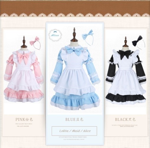 ٻҾ2 ͧԹ : 7C44 ش شԵ شԫ ش ش شҹ Children Lolita Alice Maid Costume