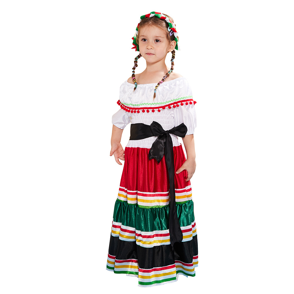 ٻҾ2 ͧԹ : 7C80 ش ش硫 شШӪҵ硫 ش شҵԹ Children Latin Mexico Dancer Costumes
