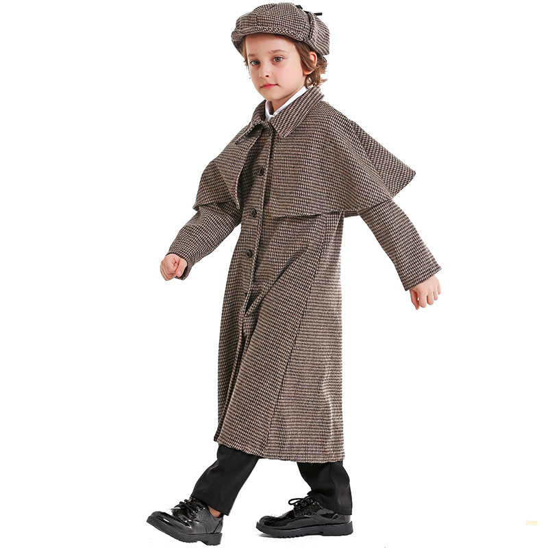 ٻҾ2 ͧԹ : 7C201 ش شѡ׺ ش͡  Children Detective Sherlock Holmes Costume