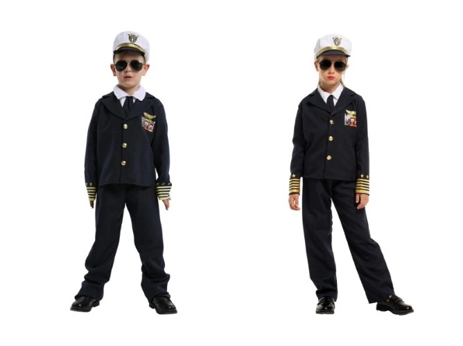 ٻҾ2 ͧԹ : 7C260 ش شѡԹ شѻѹͧԹ شʨǵ Children Captain Pilot Aviator Costumes