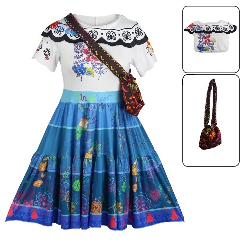 ٻҾ2 ͧԹ : 7C280 ش  Ҵԡ ͧǷ줹Ȩ ʹ Children Mirabel Madrigal Encanto Disney Costume