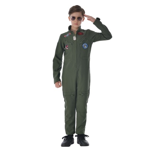 ٻҾ2 ͧԹ : 7C303 ش ѡԹ ѻѹ ʨǵ  ͧԹú Children TopGun Airforce Fighter Jet Pilot Costume