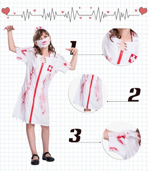 ٻҾ2 ͧԹ : 7C311 ش˭ԧ شչ Һʹ Children Blood Nurse Halloween Costumes
