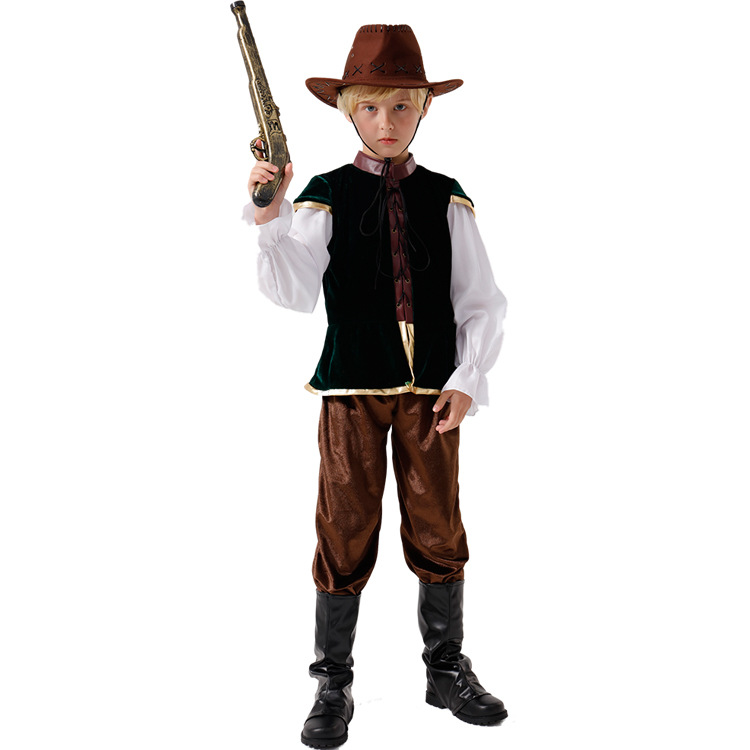 ٻҾ2 ͧԹ : 7C349 ش شǺ شѧ شûؤҧ ǡ Ѵѧ ԡ Children Cowboy Retro European Costumes