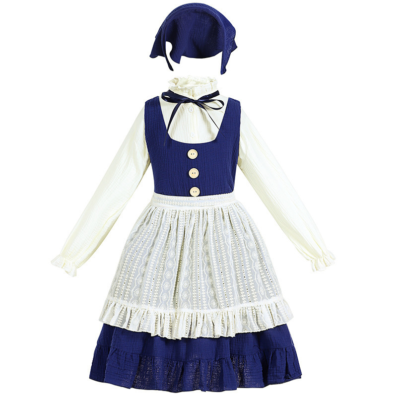 รูปภาพที่#2 ของสินค้า : 7C394 ชุดเด็ก ชุดสาวชาวบ้าน สาวชนบท ยุโรปยุคกลาง ชุดเมด แม่บ้าน สาวใช้ Children European Vintage Maid Costume รูปภาพที่2 ของสินค้า : 7C394 ชุดเด็ก ชุดสาวชาวบ้าน สาวชนบท ยุโรปยุคกลาง ชุดเมด แม่บ้าน สาวใช้ Children European Vintage Maid Costume