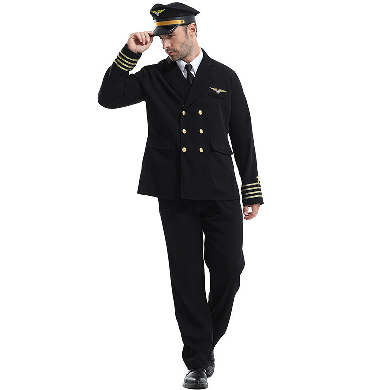 �ٻ�Ҿ���2 �ͧ�Թ��� : ++�������++�ش�ѡ�Թ����� �ѻ�ѹ��¡�úԹ �شΌ�չѡ�Թ Pilot Captain Costume �ش��������ٹԿ������¡�úԹ ����˭��� �������ǡ ������ٷ ๤� �ҧࡧ�ú�� �ҹ������ Halloween Airline Pilot Cosplay Outfit ����������ѡ�Թ Commercial Aviator Unifor