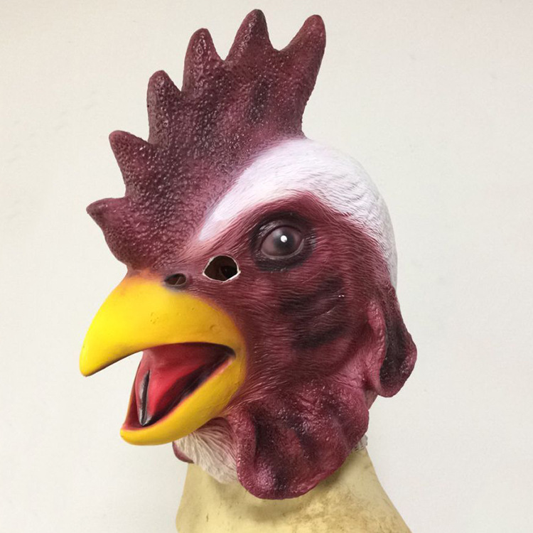 �ٻ�Ҿ���2 �ͧ�Թ��� : 7C375.4 ˹�ҡҡ�� ˹�ҡҡ����� ˹�ҡҡ�ҧ ˹�ҡҡ������ Chicken Rooster Hen Head Rubber Mask Costume