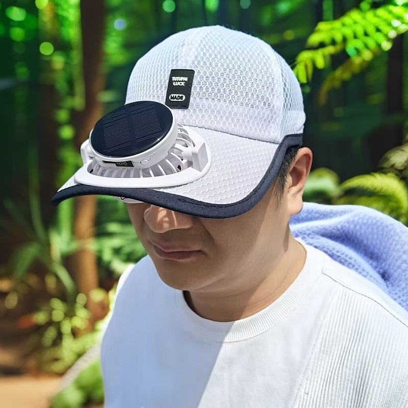 �ٻ�Ҿ���2 �ͧ�Թ��� : 7U007 ��ǡ�Ѵ������ Solar Fan Cap ���ʺ�� ���ǹ ����� �Թ��� ������