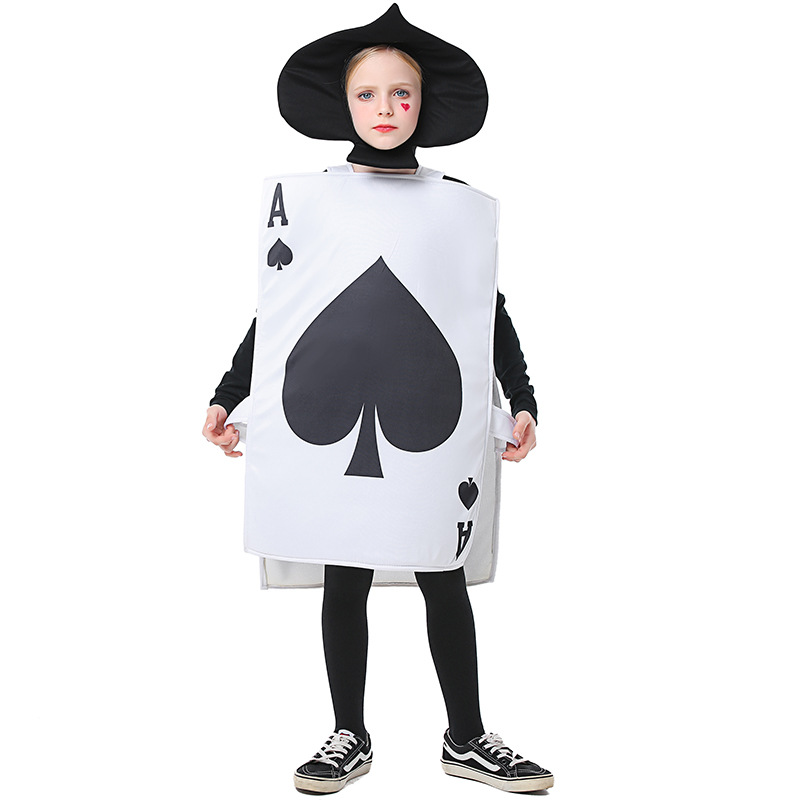 ٻҾ3 ͧԹ : 7C132 ش ش ش ش⾴ Children Spades Poker soldier Card Costumes