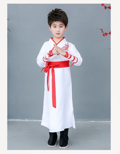 ٻҾ3 ͧԹ : 7C142 ش硪 չҳ شط 蹽   Ѵᴧ Modern Hanfu White RedBelt