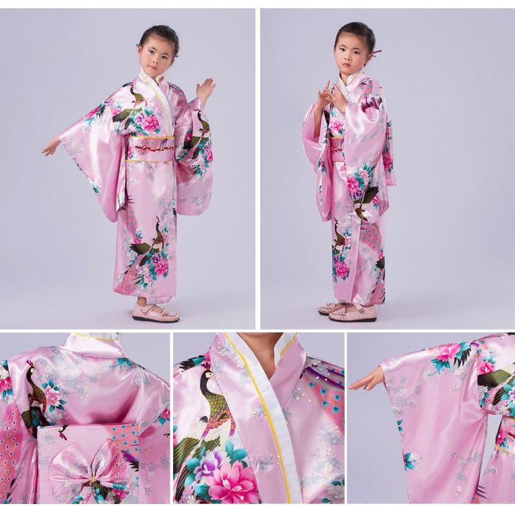 ٻҾ3 ͧԹ : 7C193 ش˭ԧ ժ ش ش١ҵ شԪ ش Kimono Yukata Pink Colour Costumes