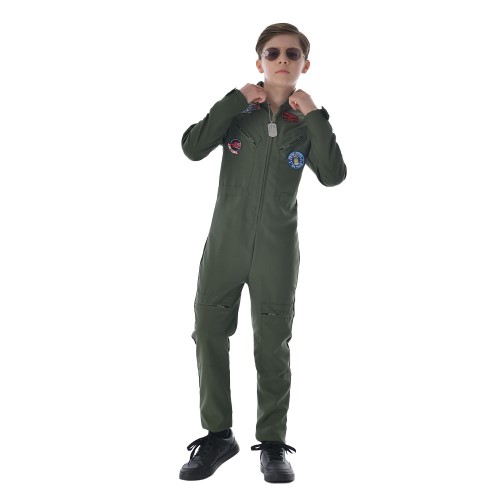 ٻҾ3 ͧԹ : 7C303 ش ѡԹ ѻѹ ʨǵ  ͧԹú Children TopGun Airforce Fighter Jet Pilot Costume
