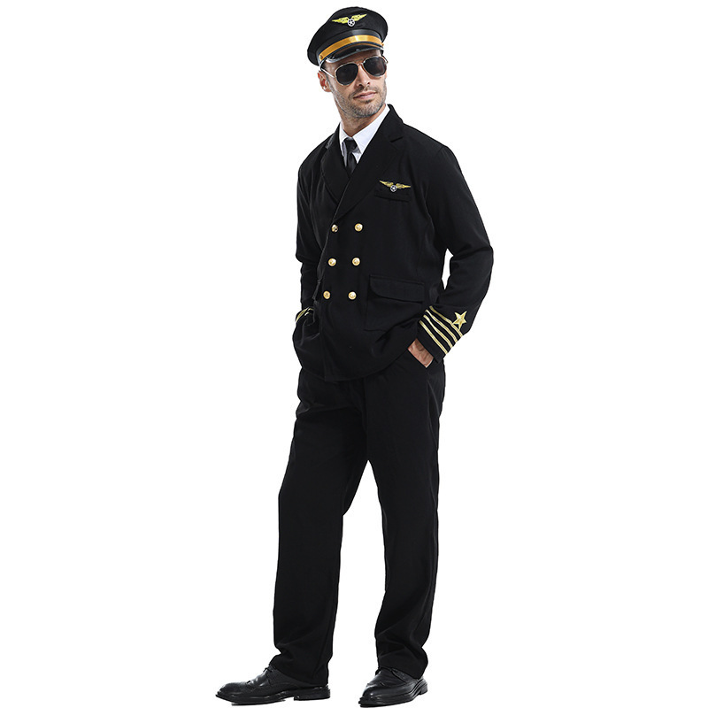 �ٻ�Ҿ���3 �ͧ�Թ��� : ++�������++�ش�ѡ�Թ����� �ѻ�ѹ��¡�úԹ �شΌ�չѡ�Թ Pilot Captain Costume �ش��������ٹԿ������¡�úԹ ����˭��� �������ǡ ������ٷ ๤� �ҧࡧ�ú�� �ҹ������ Halloween Airline Pilot Cosplay Outfit ����������ѡ�Թ Commercial Aviator Unifor