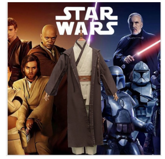 ٻҾ4 ͧԹ : +++Full set ʵ Star Wars չӵ شԹ ش Ҥ Skywalker Star Wars Cosplay