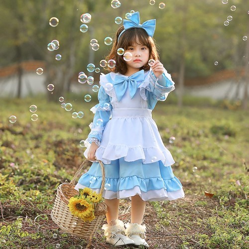 ٻҾ4 ͧԹ : 7C44 ش شԵ شԫ ش ش شҹ Children Lolita Alice Maid Costume