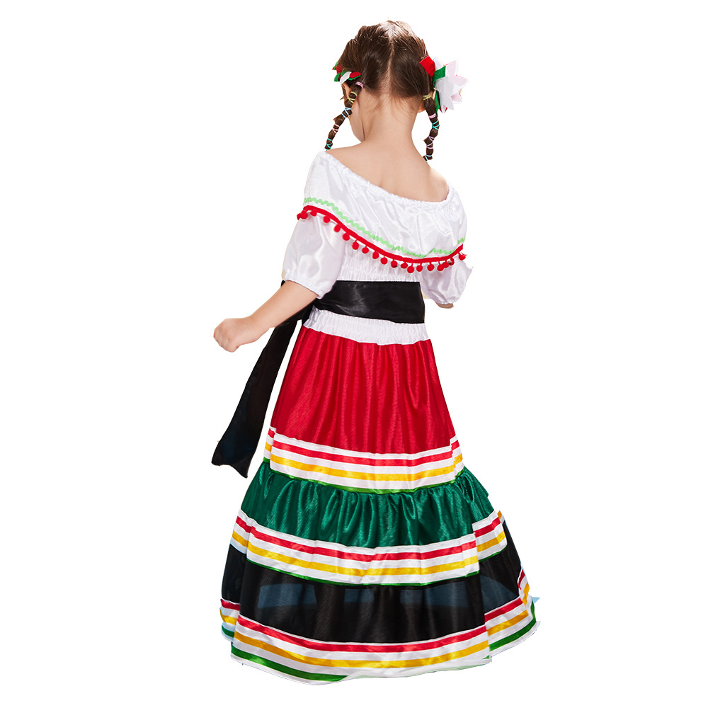 ٻҾ4 ͧԹ : 7C80 ش ش硫 شШӪҵ硫 ش شҵԹ Children Latin Mexico Dancer Costumes