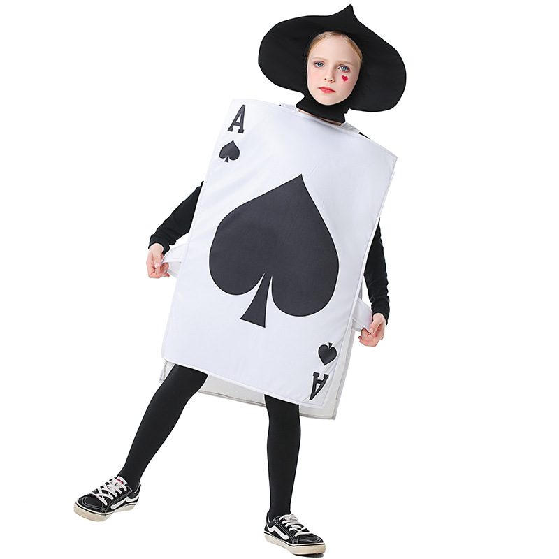 ٻҾ4 ͧԹ : 7C132 ش ش ش ش⾴ Children Spades Poker soldier Card Costumes