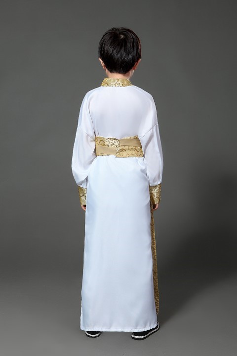 ٻҾ4 ͧԹ : 7C139 ش硪 չҳ شط 蹽  Ѵͧ Hanfu White GoldBelt