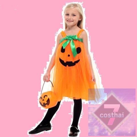 ٻҾ4 ͧԹ : 7C214 ش˭ԧ ش شչ شѡͧ ѡͧ Children Pumpkin Halloween Costume