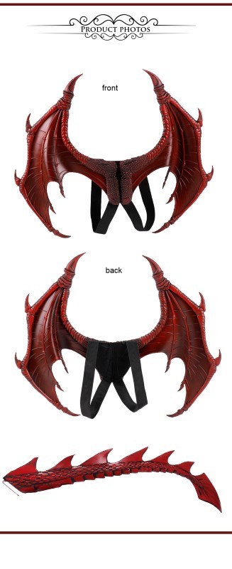 ٻҾ4 ͧԹ : 7C229.4-ᴧ ش شѧ աѧ ѧ ҧѧ  ա ҧ  Ӵҧ PU Children Dragon set ( Wing Tail Head )