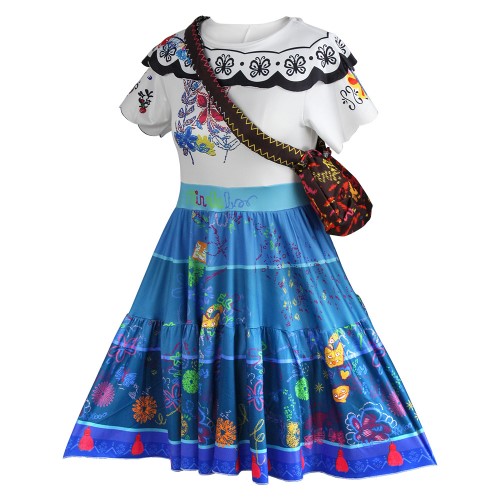 ٻҾ4 ͧԹ : 7C280 ش  Ҵԡ ͧǷ줹Ȩ ʹ Children Mirabel Madrigal Encanto Disney Costume