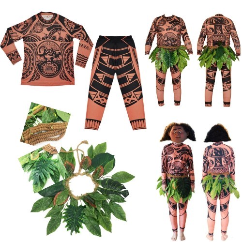 ٻҾ4 ͧԹ : 7C284 ش   ҹ ش  Children Muai Moana Islander Costume