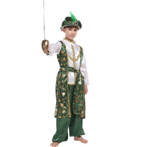 ٻҾ4 ͧԹ : 7C121 ش شѺ شҪѺ شдԹ شŵҹ Children Arabian Warrior Aradin Costume