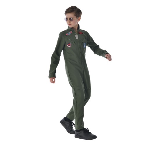 ٻҾ4 ͧԹ : 7C303 ش ѡԹ ѻѹ ʨǵ  ͧԹú Children TopGun Airforce Fighter Jet Pilot Costume