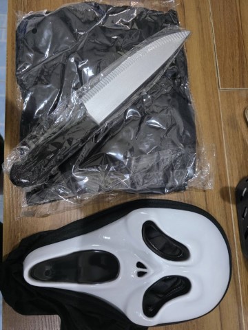 รูปภาพที่#4 ของสินค้า : ++พร้อมส่ง++ชุด+หน้ากาก+มีด ชุดผีโหดหวีดสยอง ชุดผี ผีสครีม ผีScream หวีดสุดขีด ผีหวีดสยอง รูปภาพที่4 ของสินค้า : ++พร้อมส่ง++ชุด+หน้ากาก+มีด ชุดผีโหดหวีดสยอง ชุดผี ผีสครีม ผีScream หวีดสุดขีด ผีหวีดสยอง