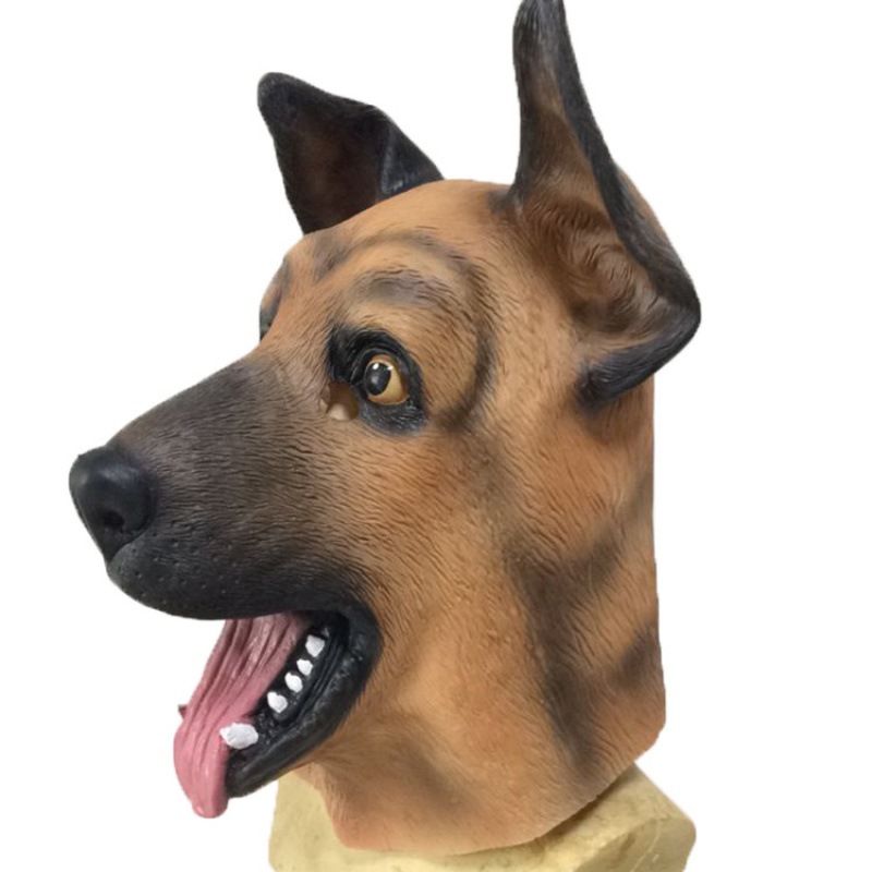 ٻҾ4 ͧԹ : 7C375.3 ˹ҡҡ ˹ҡҡ ˹ҡҡҧ ˹ҡҡ Dog Head Rubber Mask Costumes