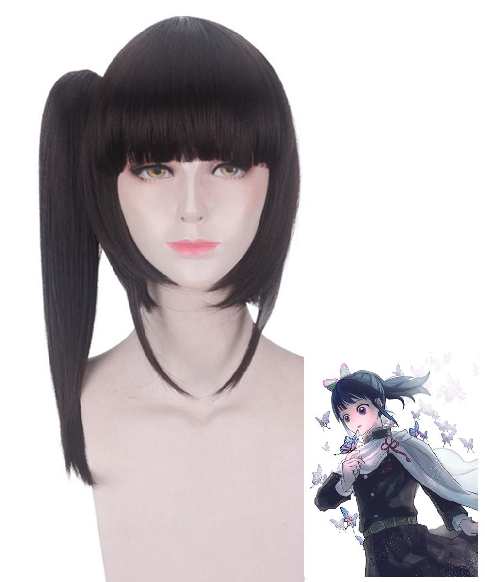 ٻҾ5 ͧԹ : ԡҹ ԡ ҹ ҺԦҵ ԡչӵ Tsuyuri Kanao Kimetsu no Yaiba or Demon Cosplay wig ԡΌ 