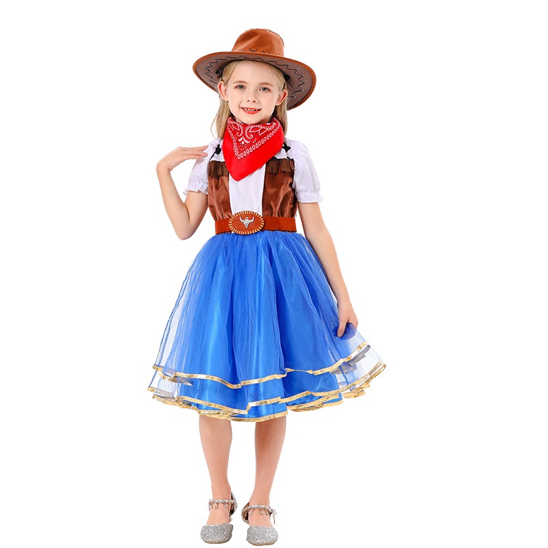 ٻҾ5 ͧԹ : 7C268 ش˭ԧ ش شǺ Children Cowgirl Cowboy Costume