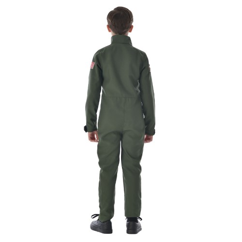 ٻҾ5 ͧԹ : 7C303 ش ѡԹ ѻѹ ʨǵ  ͧԹú Children TopGun Airforce Fighter Jet Pilot Costume