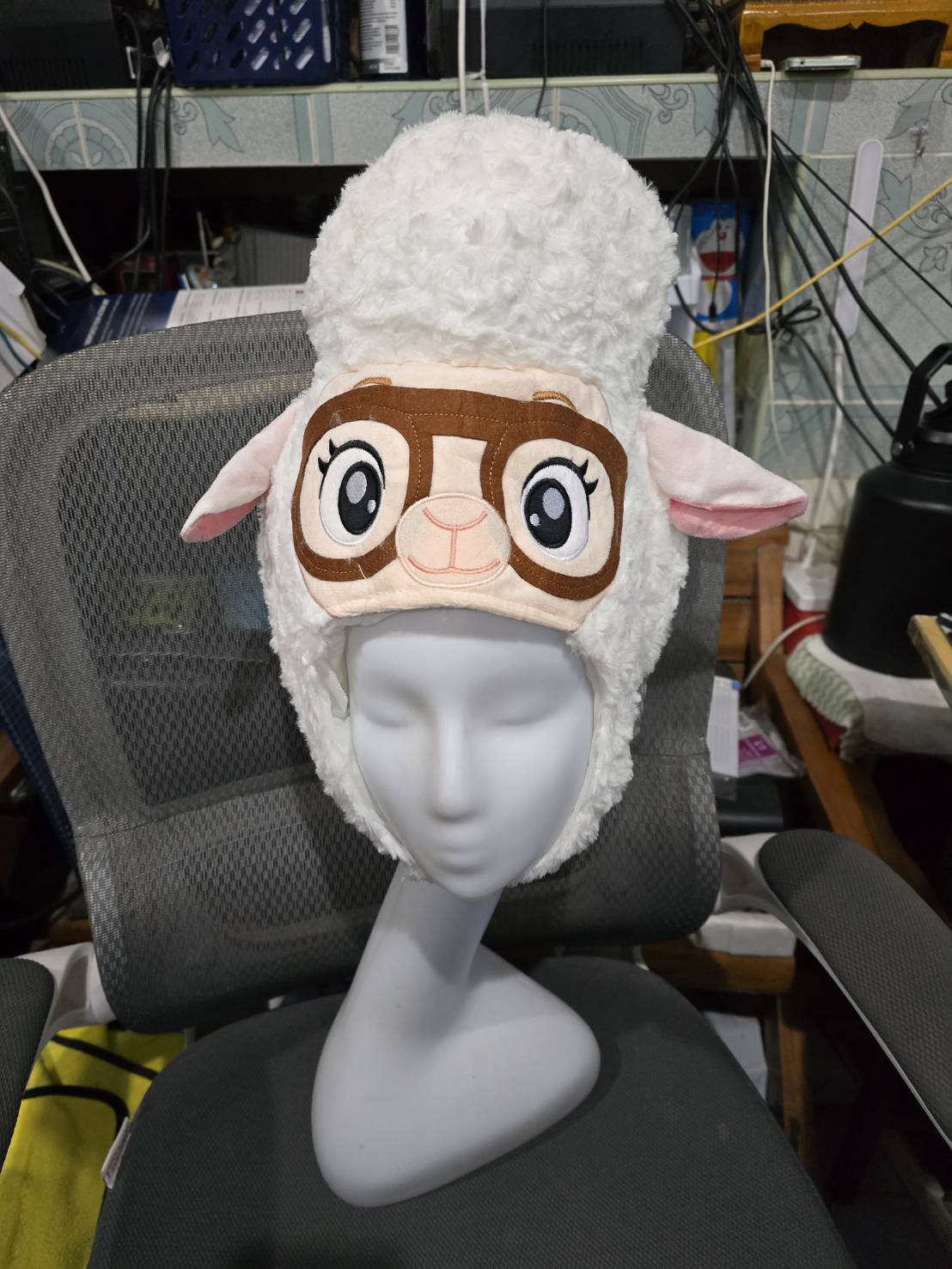 �ٻ�Ҿ���5 �ͧ�Թ��� : 7C398 ��ǡ�� ���� ���������� ������ Sheep Helmet Dawn Bellwether Zootopia Costume
