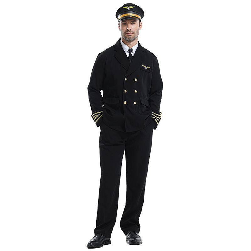 �ٻ�Ҿ���5 �ͧ�Թ��� : ++�������++�ش�ѡ�Թ����� �ѻ�ѹ��¡�úԹ �شΌ�չѡ�Թ Pilot Captain Costume �ش��������ٹԿ������¡�úԹ ����˭��� �������ǡ ������ٷ ๤� �ҧࡧ�ú�� �ҹ������ Halloween Airline Pilot Cosplay Outfit ����������ѡ�Թ Commercial Aviator Unifor