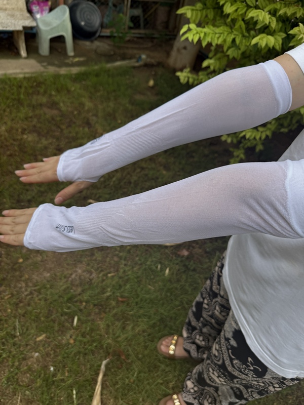 �ٻ�Ҿ���5 �ͧ�Թ��� : 7U005 ��͡ᢹ�ѹᴴ Ice Silk Cooling Sleeves �ѹ UV �к���ҡ�� ����� �Ѻö ���������䫤� ���� ��ҧ��