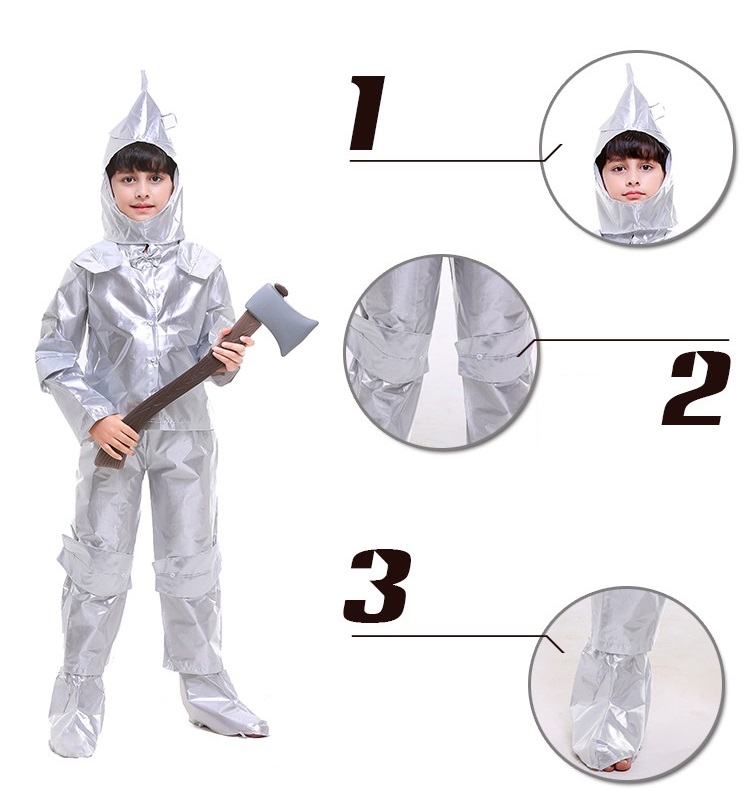 ٻҾ6 ͧԹ : 7C363 ش ش¹ ش蹡лͧ شлͧ ͧͫ Children Robot The Tin Woodman Wizard of Oz Costumes