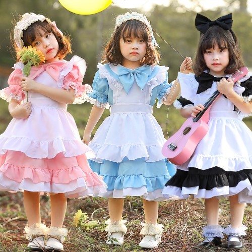 ٻҾ6 ͧԹ : 7C44 ش شԵ شԫ ش ش شҹ Children Lolita Alice Maid Costume