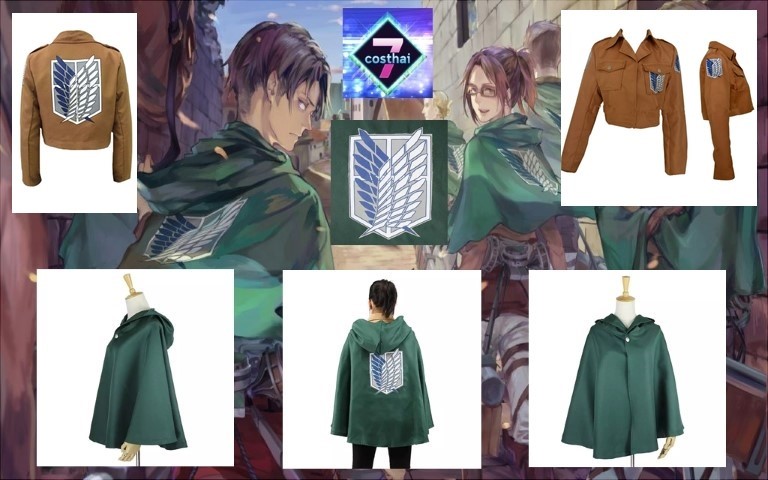 ٻҾ6 ͧԹ : 7C175 絡ͧѧǨ Ҿ䷷ѹ - Jacket of Survey Corps Attack on Titan Costumes