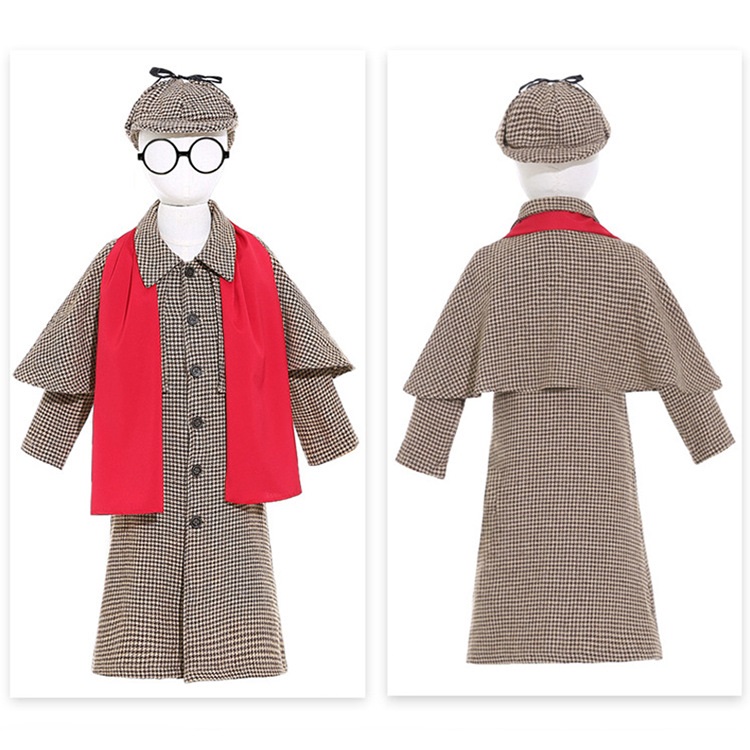 ٻҾ6 ͧԹ : 7C201 ش شѡ׺ ش͡  Children Detective Sherlock Holmes Costume