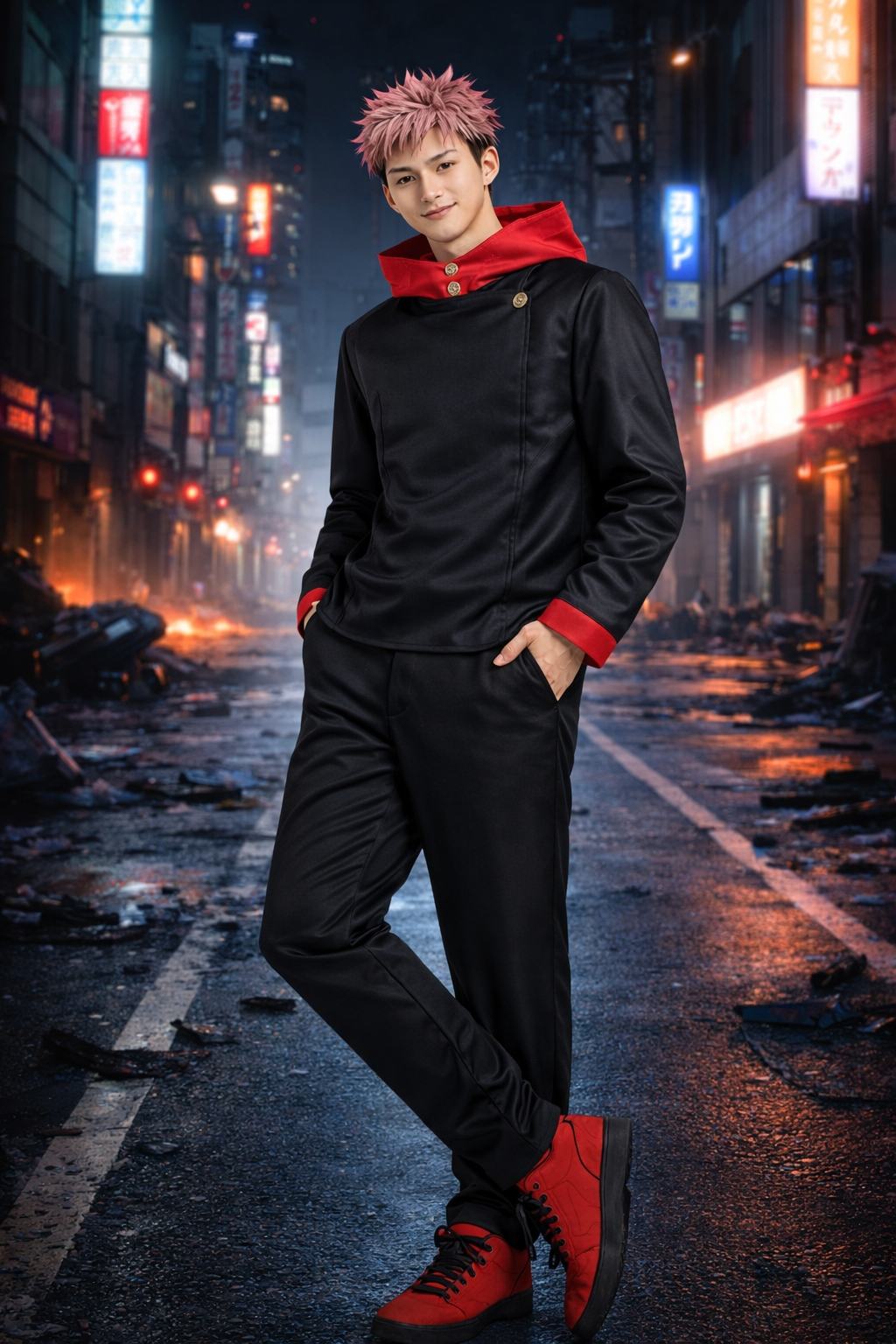 รูปภาพที่#6 ของสินค้า : 7C219 อิตาโดริ ยูจิ มหาเวทย์ผนึกมาร Itadori Yuji Jujutsu Kaisen Costume รูปภาพที่6 ของสินค้า : 7C219 อิตาโดริ ยูจิ มหาเวทย์ผนึกมาร Itadori Yuji Jujutsu Kaisen Costume