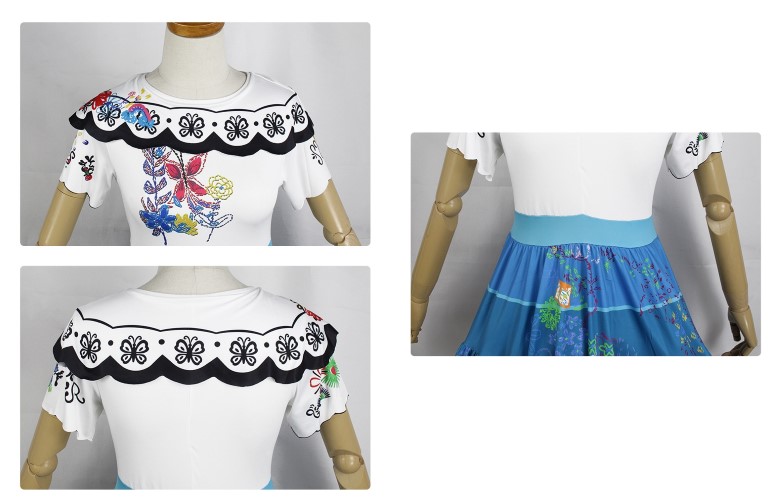 ٻҾ6 ͧԹ : 7C280 ش  Ҵԡ ͧǷ줹Ȩ ʹ Children Mirabel Madrigal Encanto Disney Costume
